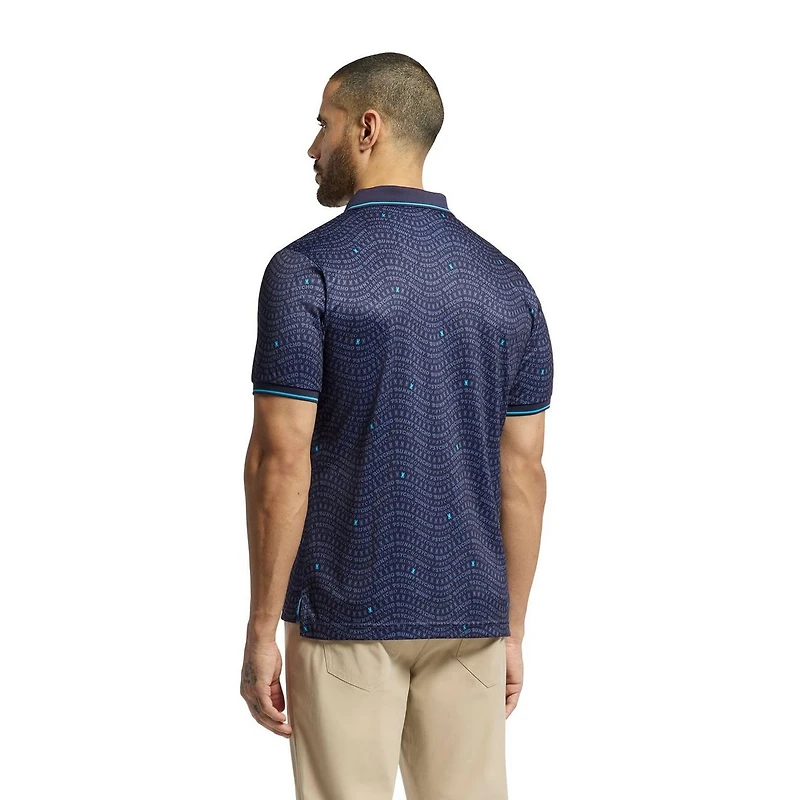 Men's Winston All Over Print Short Sleeve Polo