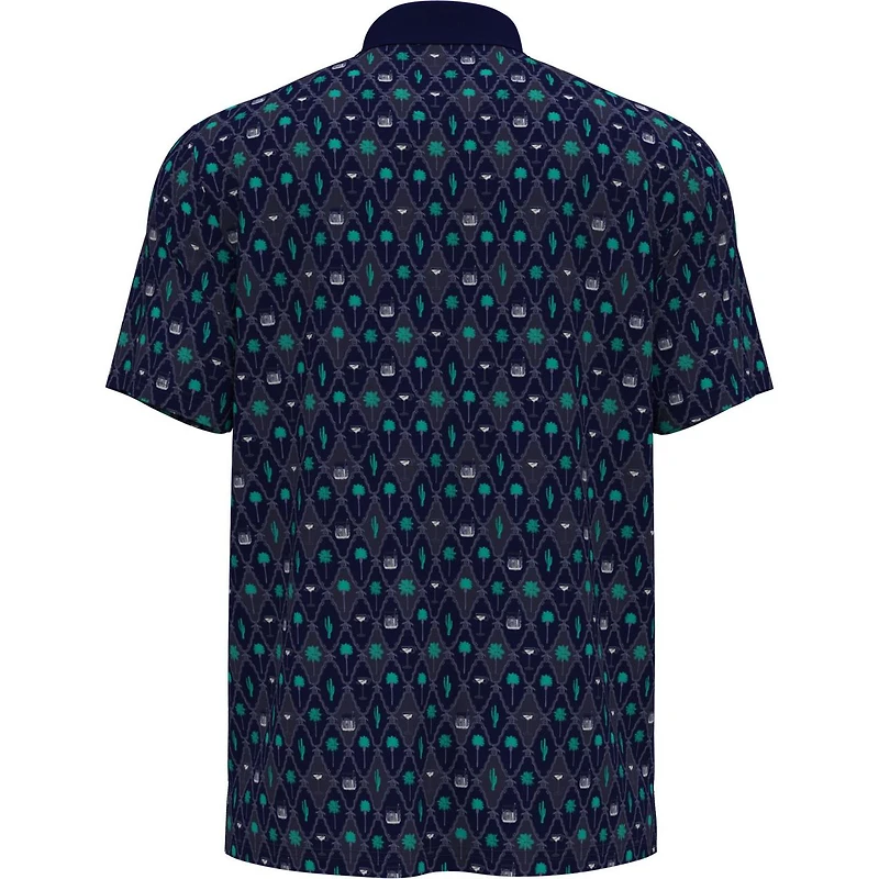 Men's Lattice Cocktail Earl Short Sleeve Polo