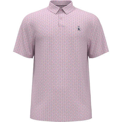 Men's All Over Lifesaver Print Short Sleeve Polo