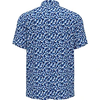 Men's Underwater Mosaic Geo Short Sleeve Polo
