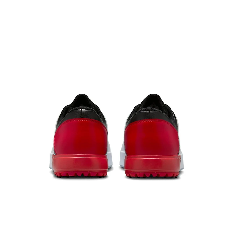 Jordan NU Retro Low G Spiked Golf Shoe - Black/White/Red