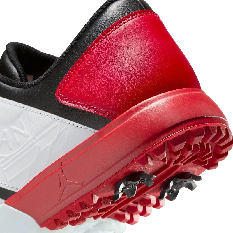 Jordan NU Retro Low G Spiked Golf Shoe - Black/White/Red
