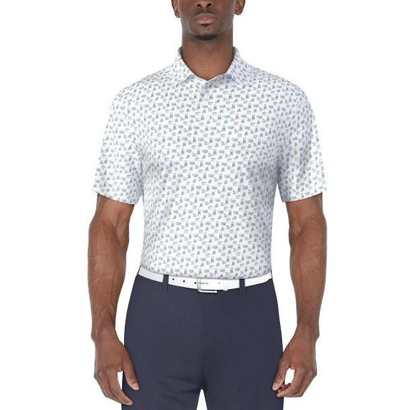 Men's Refreshments Printed Short Sleeve Polo