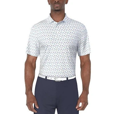 Men's Refreshments Printed Short Sleeve Polo