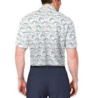 Men's Linear Tucan Printed Short Sleeve Polo