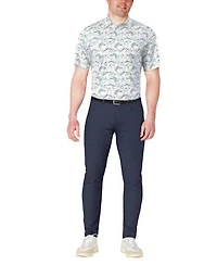 Men's Linear Tucan Printed Short Sleeve Polo