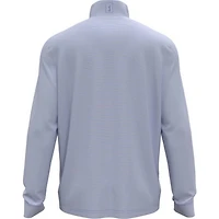 Men's Feeder Stripe Mock Neck Long Sleeve Pullover
