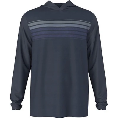 Men's Chest Stripe Printed Hoodie