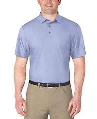 Men's Micro Geo Printed Short Sleeve Polo