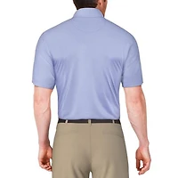 Men's Micro Geo Printed Short Sleeve Polo