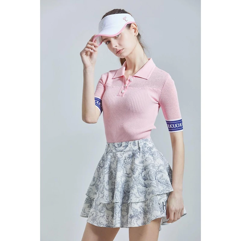 Women's Flower Print Flow Skirt