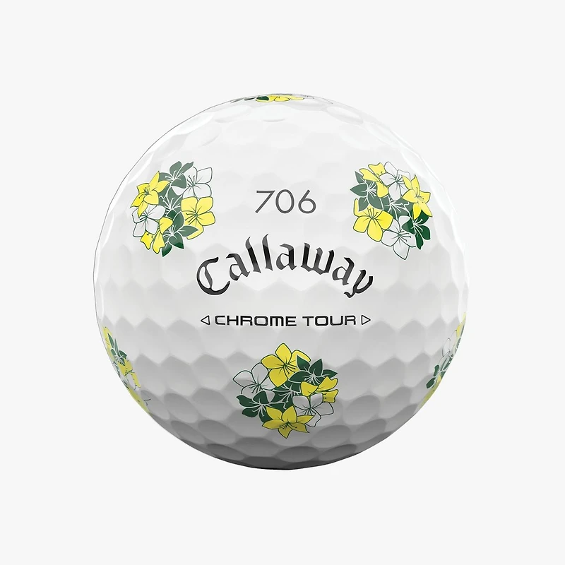 Limited Edition - Chrome Tour Truvis Golf Balls - April Major