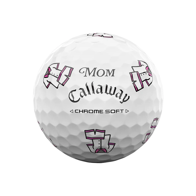 Limited Edition - Chrome Soft Truvis Golf Balls - Mothers Day