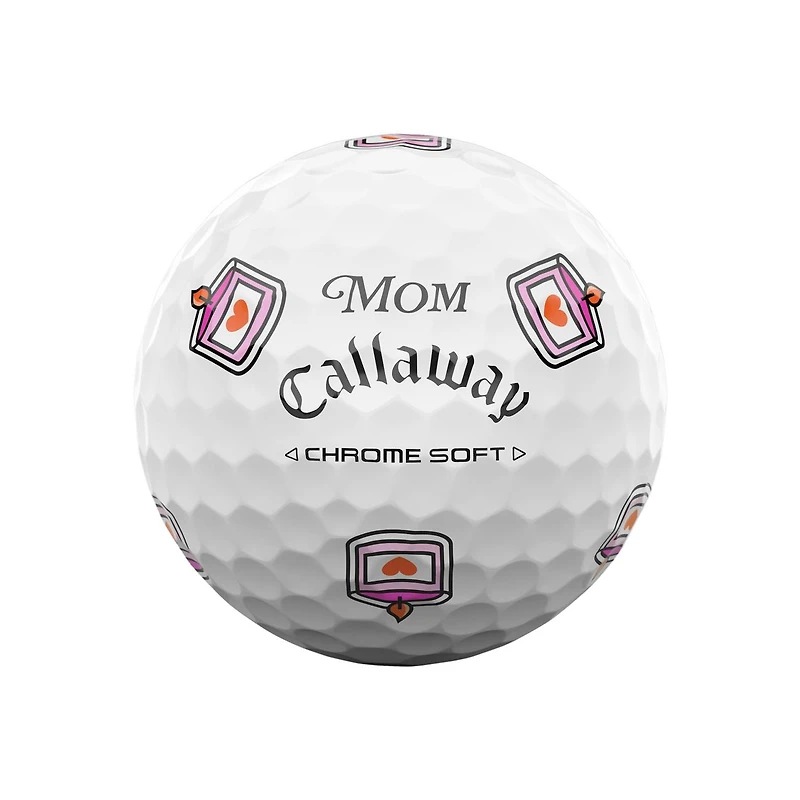 Limited Edition - Chrome Soft Truvis Golf Balls - Mothers Day