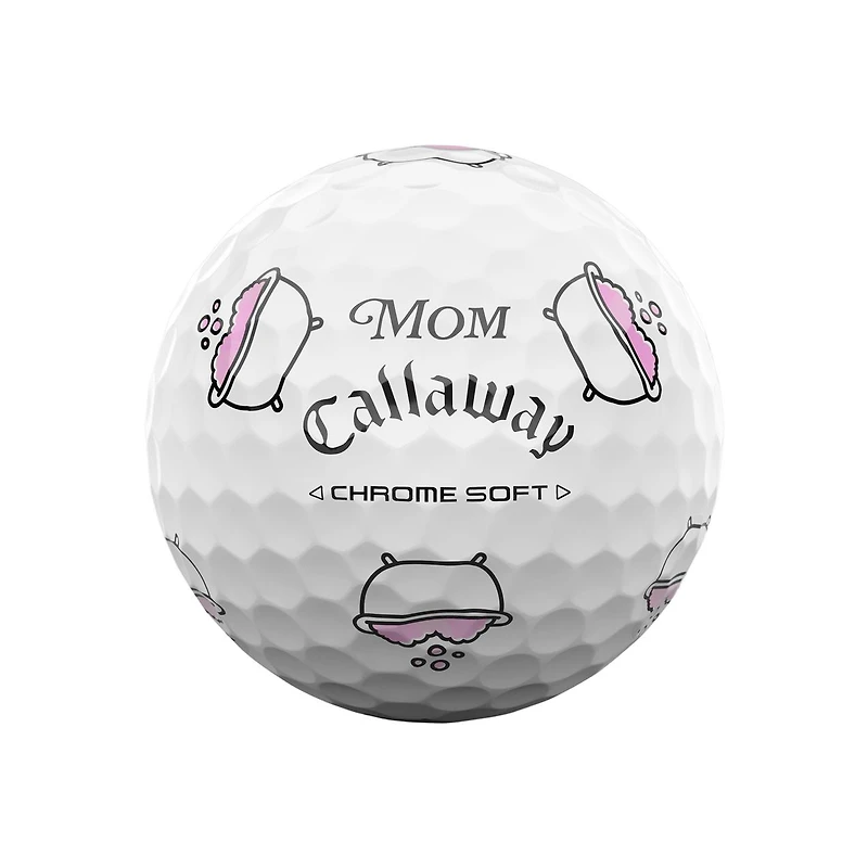 Limited Edition - Chrome Soft Truvis Golf Balls - Mothers Day