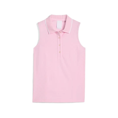 Women's AP Jacquard Sleeveless Polo