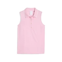 Women's AP Jacquard Sleeveless Polo