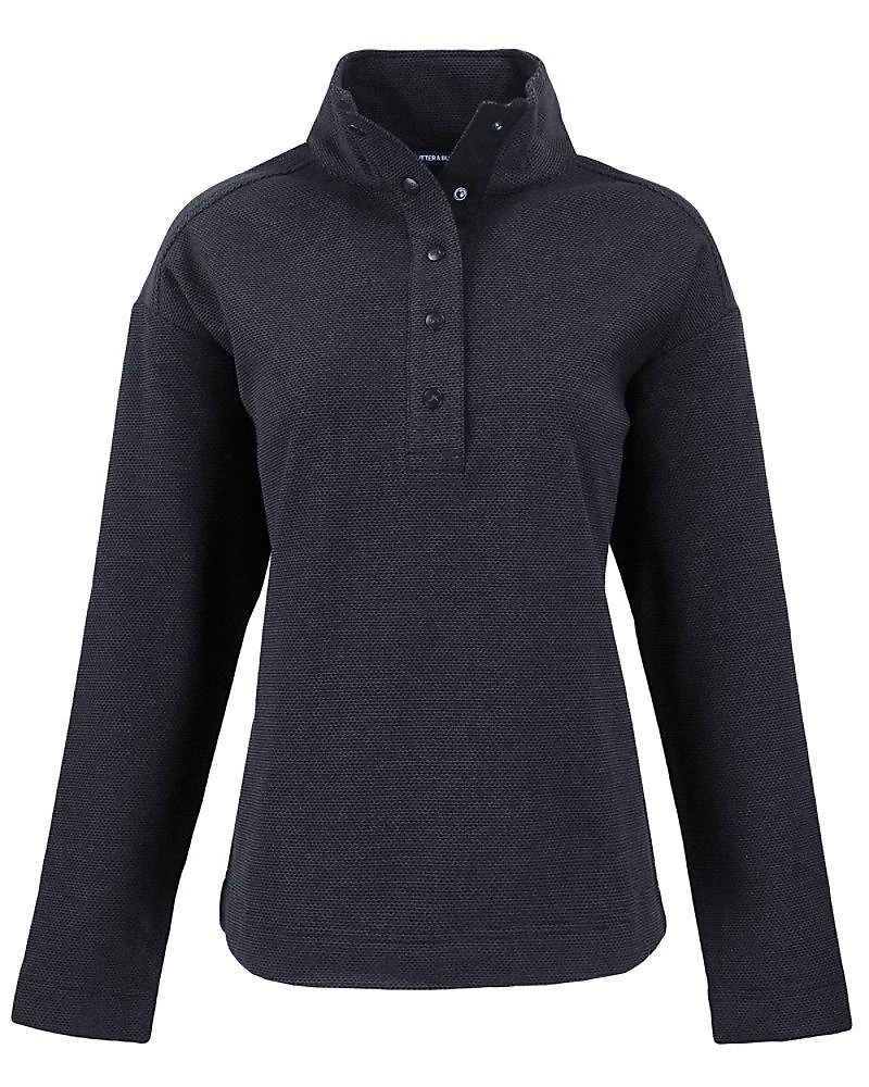 Women's Hunts Point Eco Textured Fleece Recycled Snap Pullover