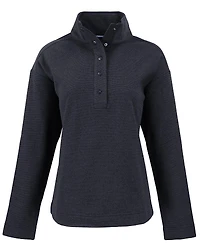 Women's Hunts Point Eco Textured Fleece Recycled Snap Pullover