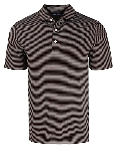 Men's Forge Eco Fine Line Stripe Stretch Recycled Polo