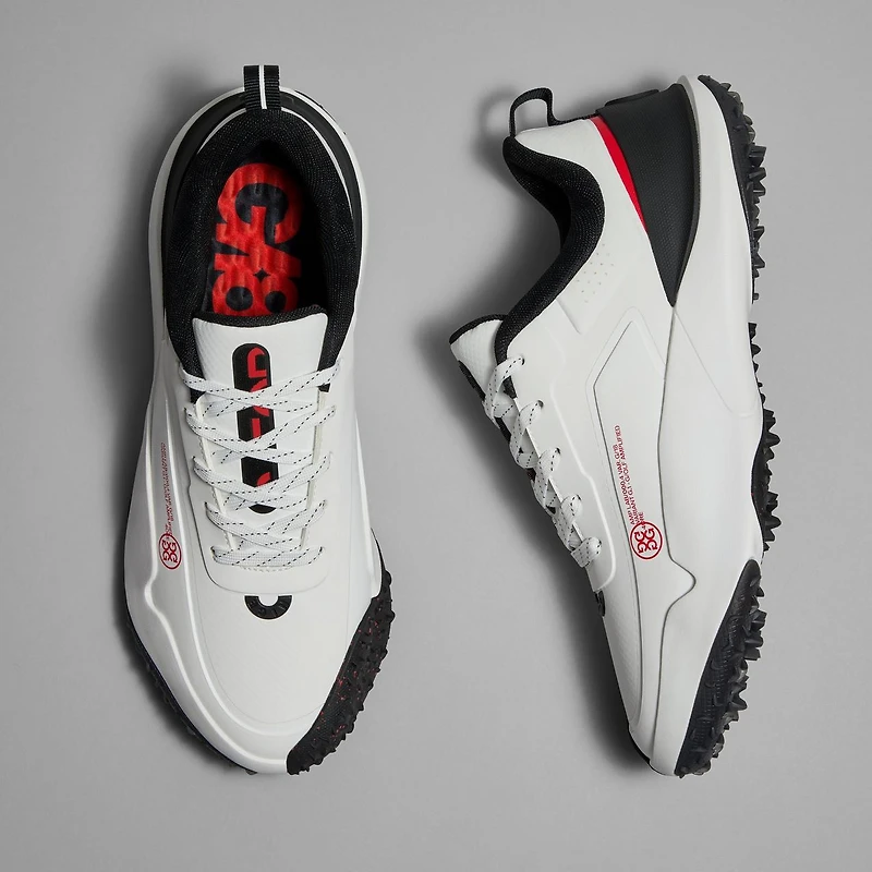 Men's G/18 Spikeless Golf Shoe - White/Black