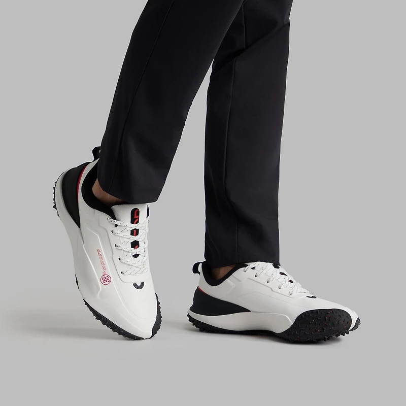 Men's G/18 Spikeless Golf Shoe - White/Black