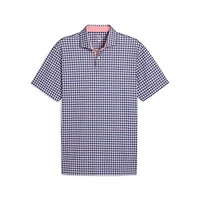 Men's Pique Tie Short Sleeve Polo