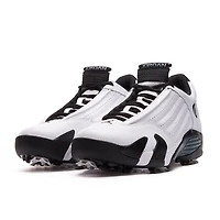 Air Jordan 14 G Spiked Golf Shoe - White/Green/Black