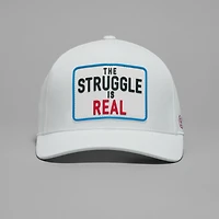 Men's The Struggle is Real Stretch Twill Snapback Cap