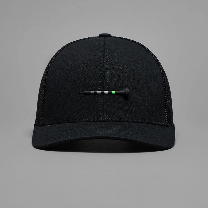 Men's Silicone Tee Mid Cotton Twill Trucker Cap