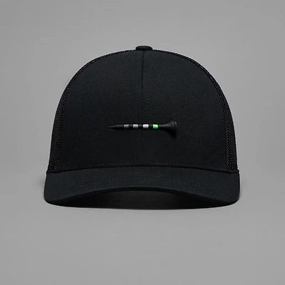 Men's Silicone Tee Mid Cotton Twill Trucker Cap