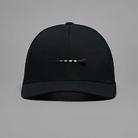 Men's Silicone Tee Mid Cotton Twill Trucker Cap