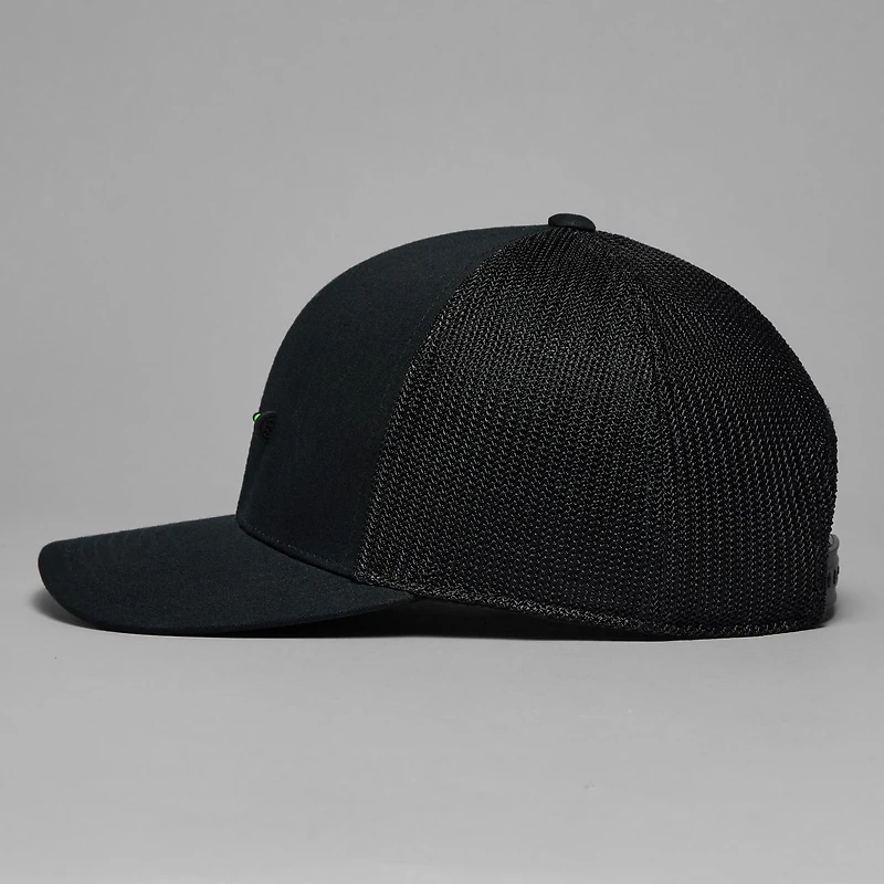 Men's Silicone Tee Mid Cotton Twill Trucker Cap