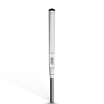 Deep Etched Putter Grip - White