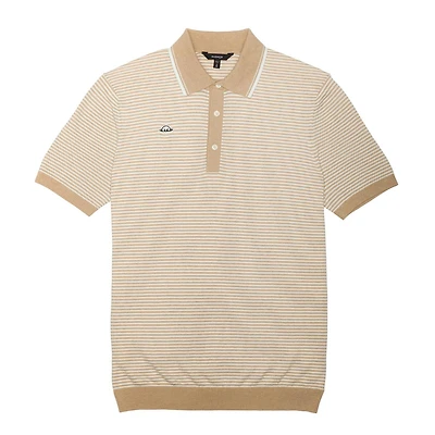 Men's Union Recycled Rib Knit Stripe Polo