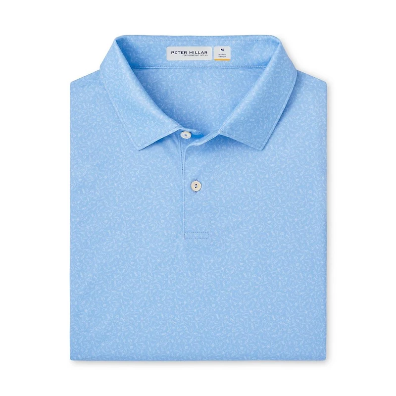 Men's Featherweight Nautical Knots Short Sleeve Polo