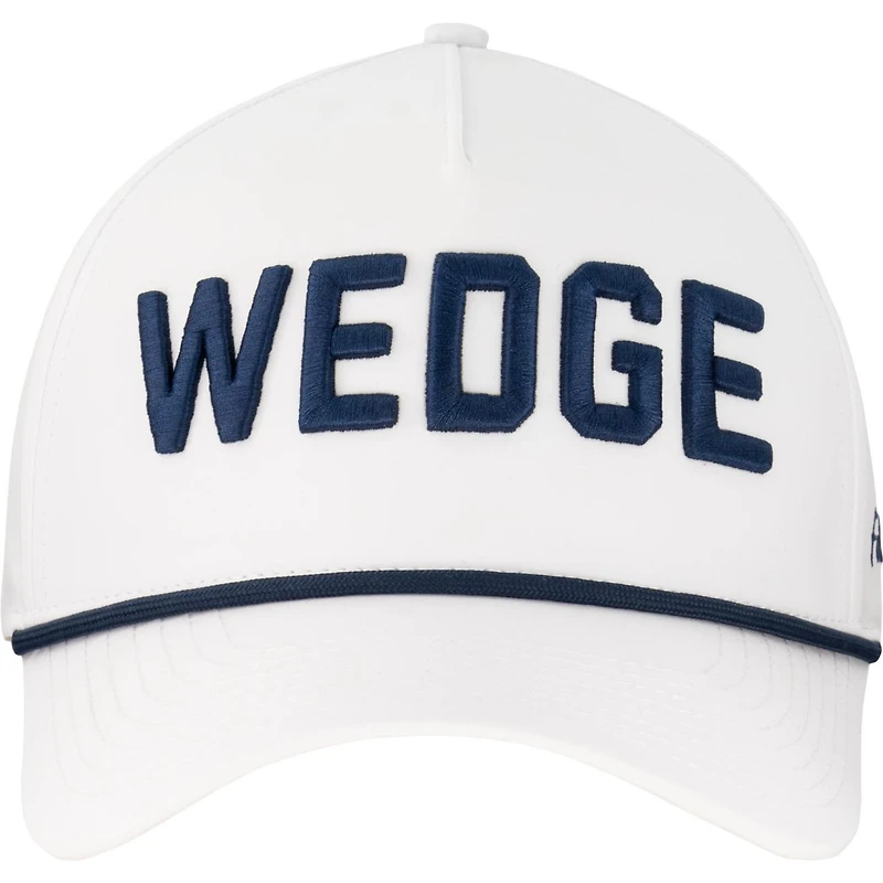 Men's White Wedge Cap
