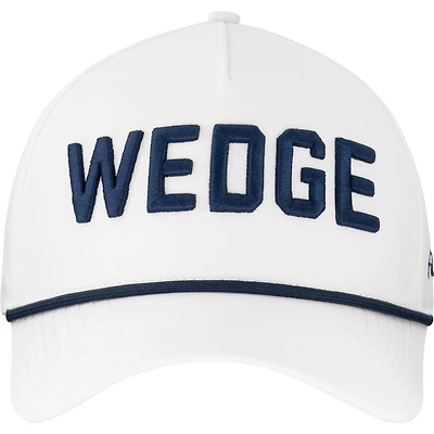 Men's White Wedge Cap