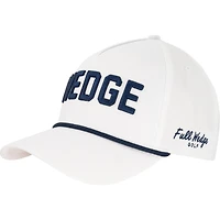 Men's White Wedge Cap
