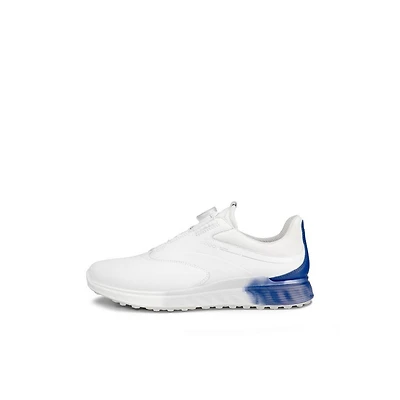 Men's S-Three BOA Spikeless Golf Shoe - White/Blue