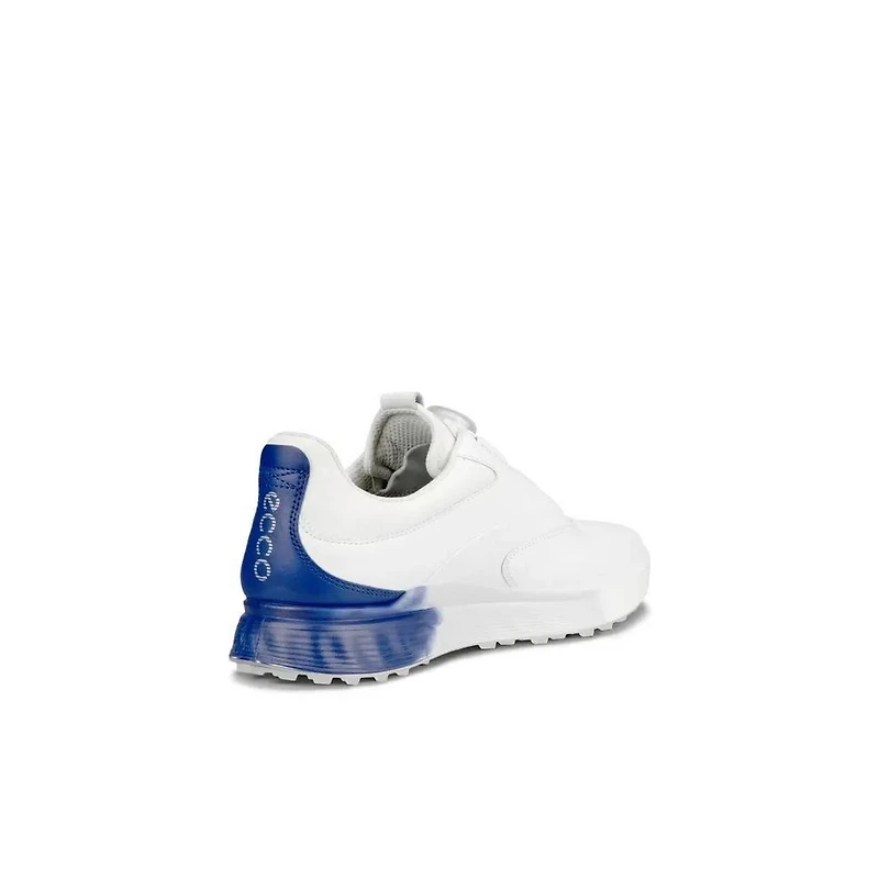 Men's S-Three BOA Spikeless Golf Shoe - White/Blue