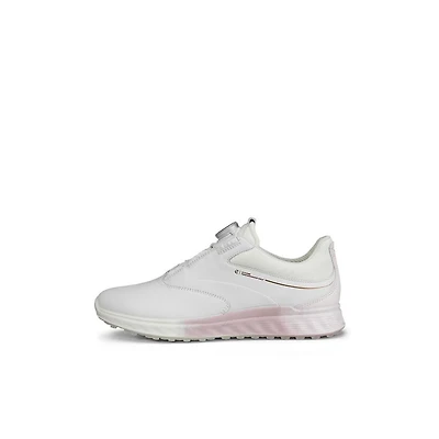 Women's S-Three BOA Spikeless Golf Shoe - White/Pink