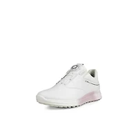 Women's S-Three BOA Spikeless Golf Shoe - White/Pink
