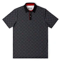 Men's Star Wars Vader Checkerboard Short Sleeve Polo