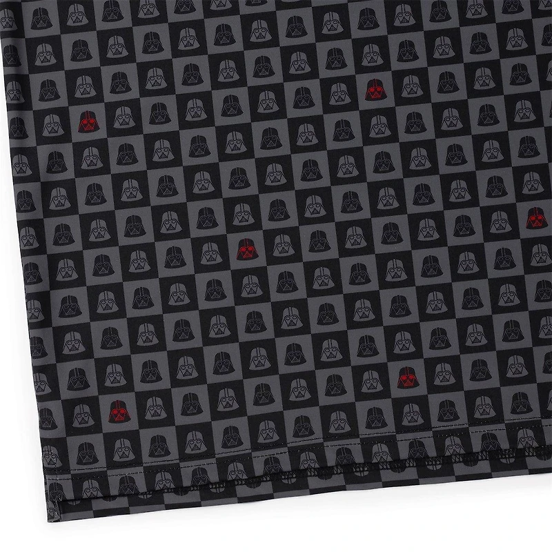 Men's Star Wars Vader Checkerboard Short Sleeve Polo