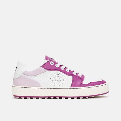 Women's Giordana Spikeless Golf Shoe-White/Pink/Purple