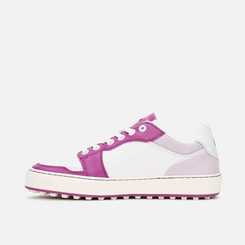 Women's Giordana Spikeless Golf Shoe-White/Pink/Purple
