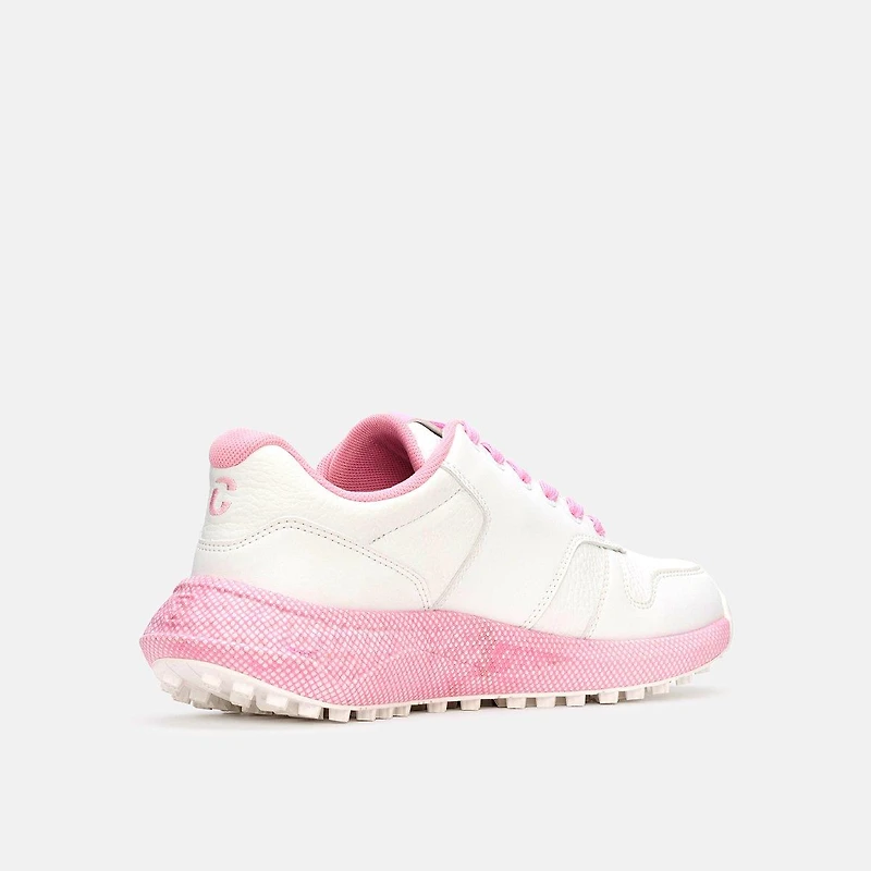 Women's Saturnia Spikeless Golf Shoe-White/Pink