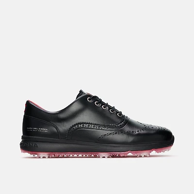 Men's Bernardo Spiked Golf Shoe-Black