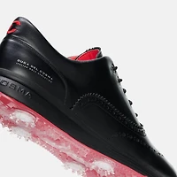 Men's Bernardo Spiked Golf Shoe-Black